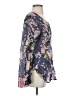 Soft Surroundings Blue Long Sleeve Blouse Size S (estimated) - photo 4
