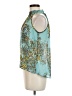 Chenault 100% Polyester Teal Sleeveless Blouse Size M - photo 5