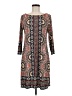 Haani Paisley Brown Casual Dress Size M - photo 1