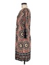 Haani Paisley Brown Casual Dress Size M - photo 5