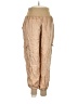 Cinq à Sept 100% Cupro Tan Cargo Pants Size M - photo 1