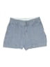 Wrap Blue Denim Shorts Size 10 - photo 1