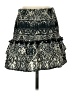 Zara Print Black Teal Casual Skirt Size S - photo 2