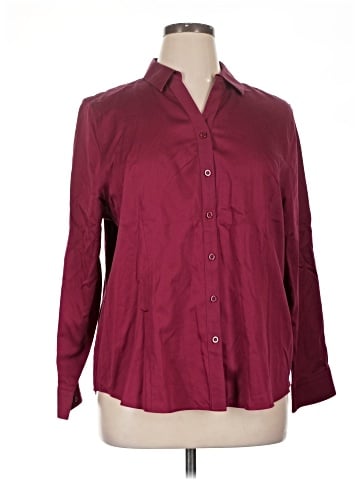 Chico's 3/4 Sleeve Button-Down Shirt (view 1)