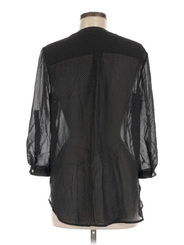 Como Black 3/4 Sleeve Blouse (view 2)