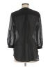 Como Black 100% Polyester Black 3/4 Sleeve Blouse Size M - photo 2