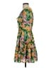 Taylor 100% Polyester Tropical Green Casual Dress Size 2 - photo 5