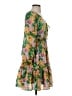 Taylor 100% Polyester Tropical Green Casual Dress Size 2 - photo 4