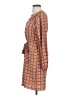 Mud Pie 100% Polyester Print Orange Casual Dress Size S - photo 5