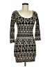 Forever 21 Argyle Black Casual Dress Size M - photo 1