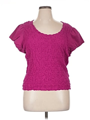DKNY Short Sleeve Top (view 1)