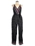 Xhilaration Paisley Black Jumpsuit Size L - photo 1