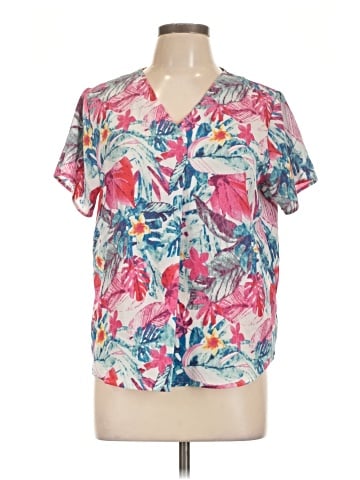 Life Style Short Sleeve Blouse (view 1)