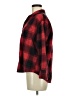 Old Navy 100% Cotton Plaid Red Long Sleeve Button-Down Shirt Size Med Petite - photo 5