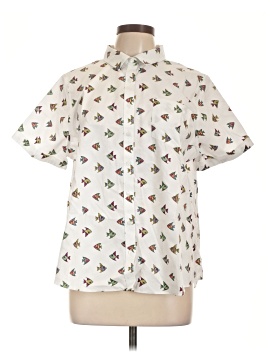 Lands' End Short Sleeve Blouse