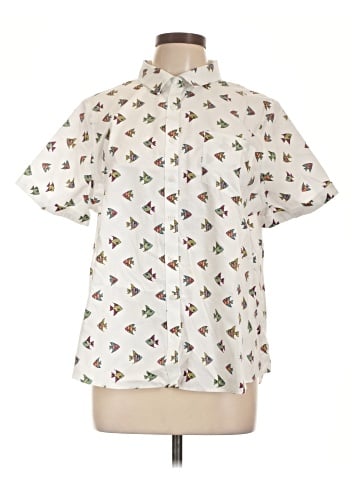 Lands' End Short Sleeve Blouse (view 1)