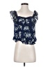 Max Studio 100% Cotton Blue Sleeveless Blouse Size S - photo 1