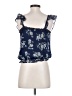 Max Studio 100% Cotton Blue Sleeveless Blouse Size S - photo 2