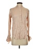Rag & Bone 100% Silk Metallic Tan Ivory Long Sleeve Silk Top Size XS - photo 1