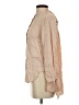 Rag & Bone 100% Silk Metallic Tan Ivory Long Sleeve Silk Top Size XS - photo 5