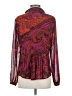 Coldwater Creek 100% Polyester Burgundy Long Sleeve Blouse Size S - photo 2