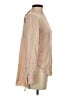 Rag & Bone 100% Silk Metallic Tan Ivory Long Sleeve Silk Top Size XS - photo 4