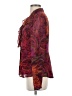 Coldwater Creek 100% Polyester Burgundy Long Sleeve Blouse Size S - photo 5