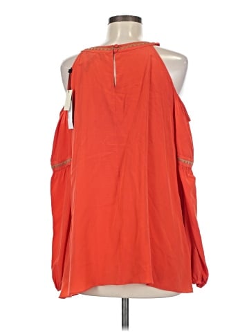 BCBGMAXAZRIA Sleeveless Silk Top (view 2)