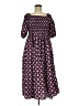 Lesley Evers Hearts Purple Casual Dress Size M - photo 1