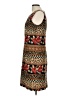 Kathie Lee 100% Polyester Print Brown Casual Dress Size 10 - photo 5