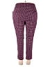 Cato Houndstooth Burgundy Casual Pants Size 18 - photo 2
