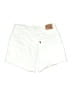 Levi's Solid White Shorts Size 30 waist - photo 2