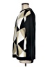 Alia Argyle Black Pullover Sweater Size M - photo 5