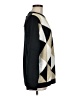 Alia Argyle Black Pullover Sweater Size M - photo 4