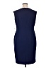 Kasper Blue Cocktail Dress Size 16 Petite - photo 2