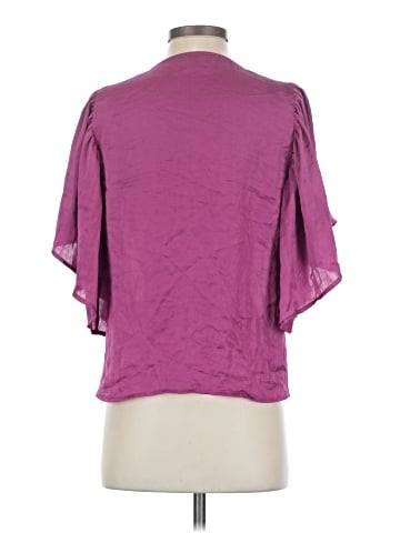 DKNY Short Sleeve Blouse (view 2)