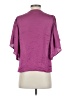 DKNY 100% Polyester Purple Short Sleeve Blouse Size S - photo 2