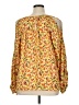 Vince Camuto 100% Polyester Floral Yellow Long Sleeve Blouse Size XL - photo 2