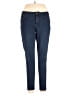 d.jeans Solid Blue Jeans Size 10 - photo 1