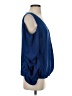 Venus 100% Polyester Blue 3/4 Sleeve Blouse Size S - photo 4