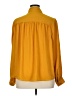 Worthington 100% Polyester Yellow Long Sleeve Blouse Size XL - photo 2