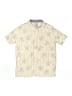 OshKosh B'gosh 100% Cotton Print Tan Short Sleeve Button-Down Shirt Size 10 - photo 1