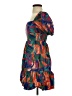 Sim & Sam 100% Cotton Tropical Blue Cocktail Dress Size XS - photo 5