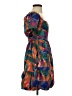 Sim & Sam 100% Cotton Tropical Blue Cocktail Dress Size XS - photo 4