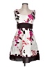 Speechless Print White Cocktail Dress Size 11 - photo 1