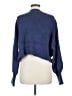 Free People Blue Pullover Sweater Size S - photo 2