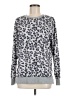 Angashion Animal Print Silver Sweatshirt Size M - photo 1
