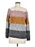 Tribal Color Block Gray Pullover Sweater Size S - photo 1