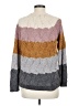 Tribal Color Block Gray Pullover Sweater Size S - photo 2