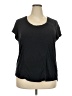 Zella Black Short Sleeve T-Shirt Size 2X - photo 1